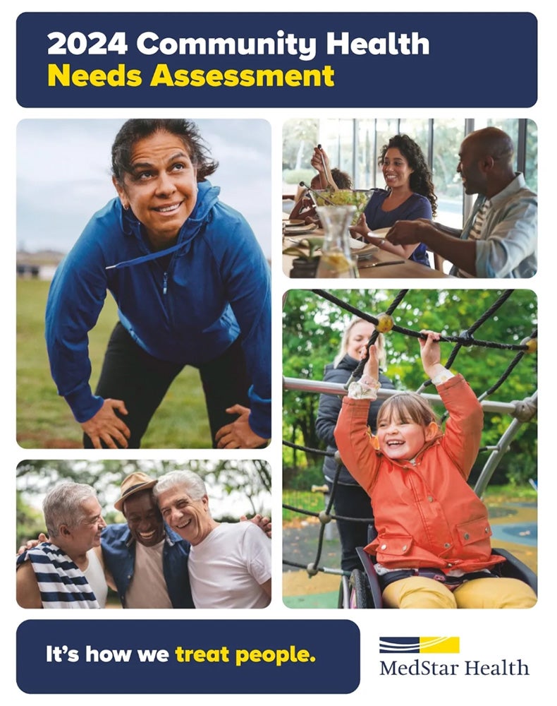 A thumbnail of the cover of the Community Health Needs Assessment for MedStar Health