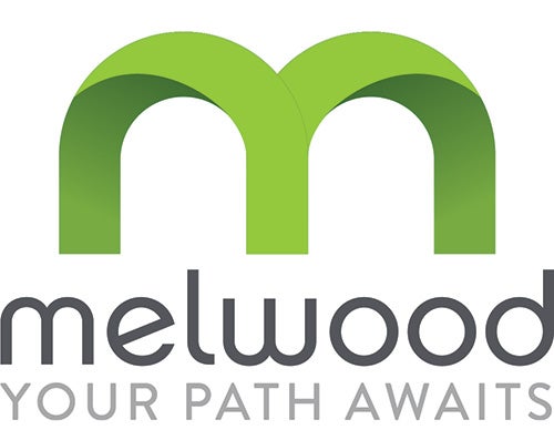 Logo for Melwood with tagline your path awaits