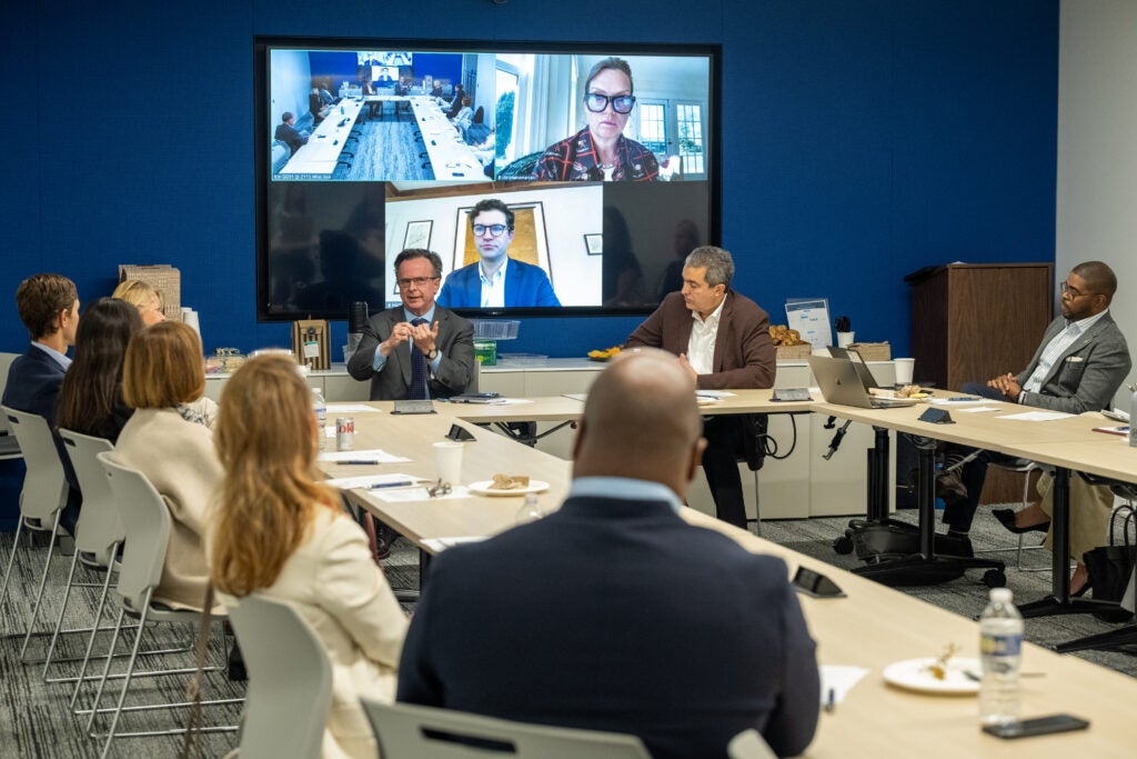 Norman J. Beauchamp Jr., MD, MHS, Executive Vice President for Health Sciences, told members that his mother's work as a health care provider inspired his journey to becoming a physician.