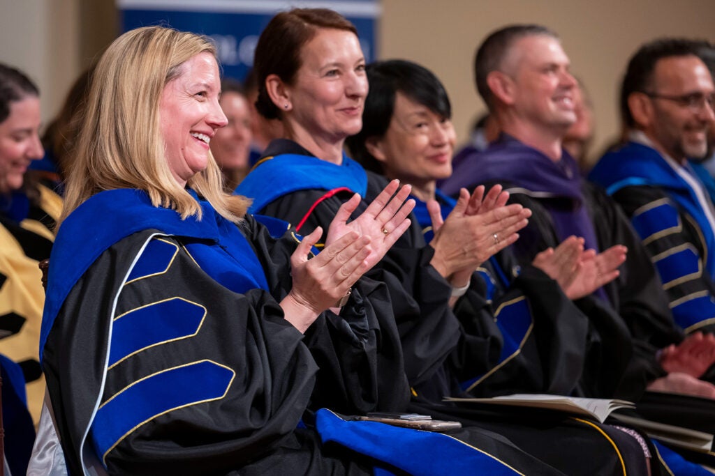School of Health faculty applaud