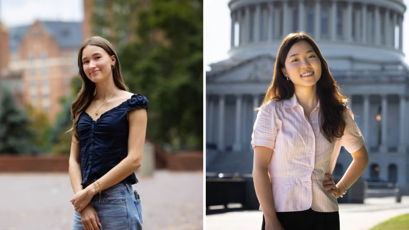 Zoe Van Zelm (H'29) and Ashley Jeong (H'26)